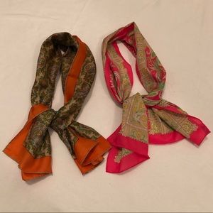 Two Vintage Scarves